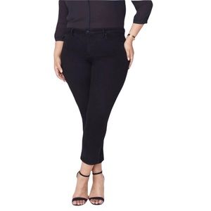 NYDJ Sheri Slim Black Jeans Size 24W new with tags